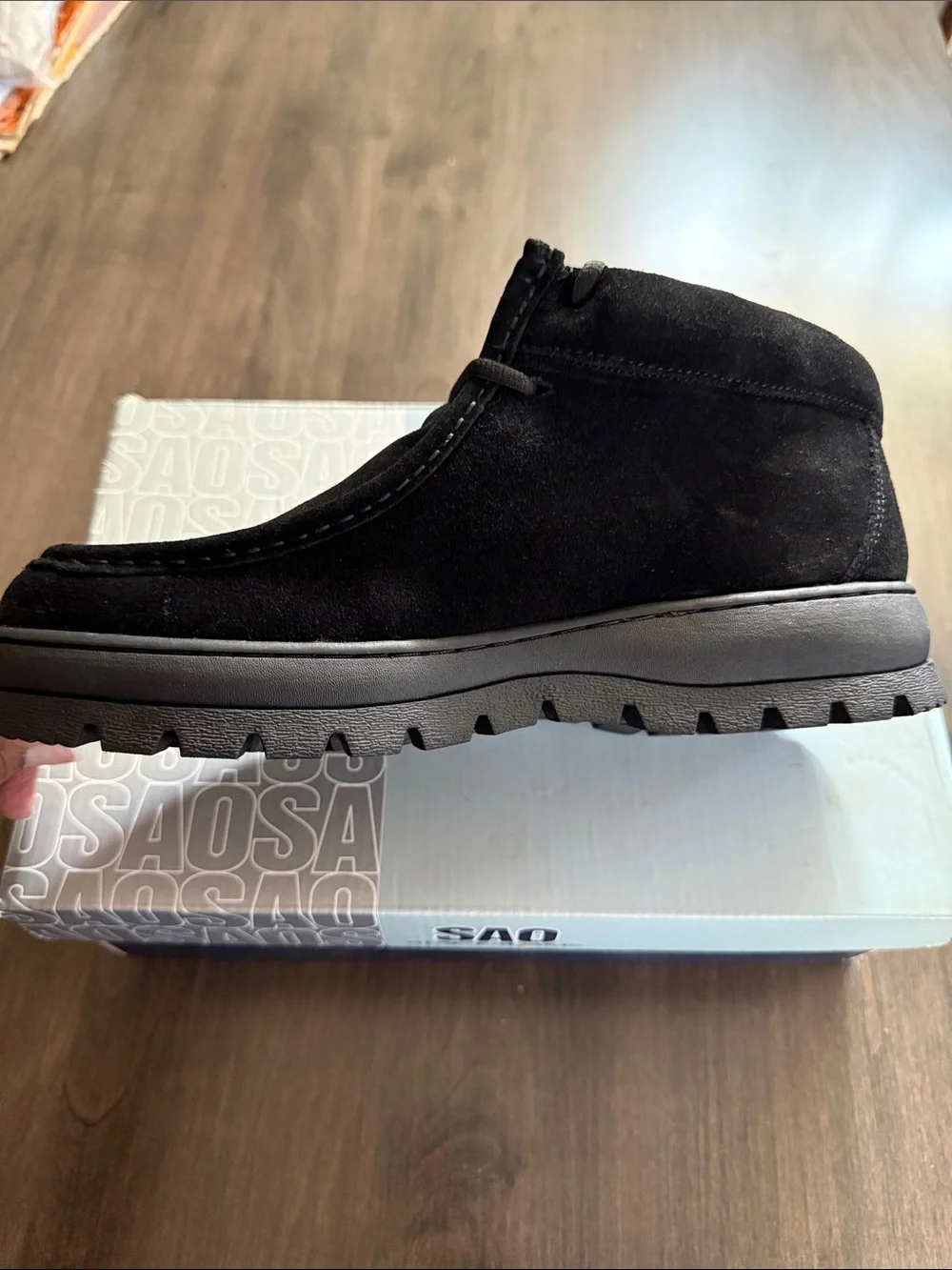 Stacy Adams SOA men’s size 9.5 Black Suede DublinII Boot NWT